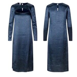 NWOT BUAM UND PFERGARTEN | ANETO LONG SLEEVE MIDI DRESS 36 XS